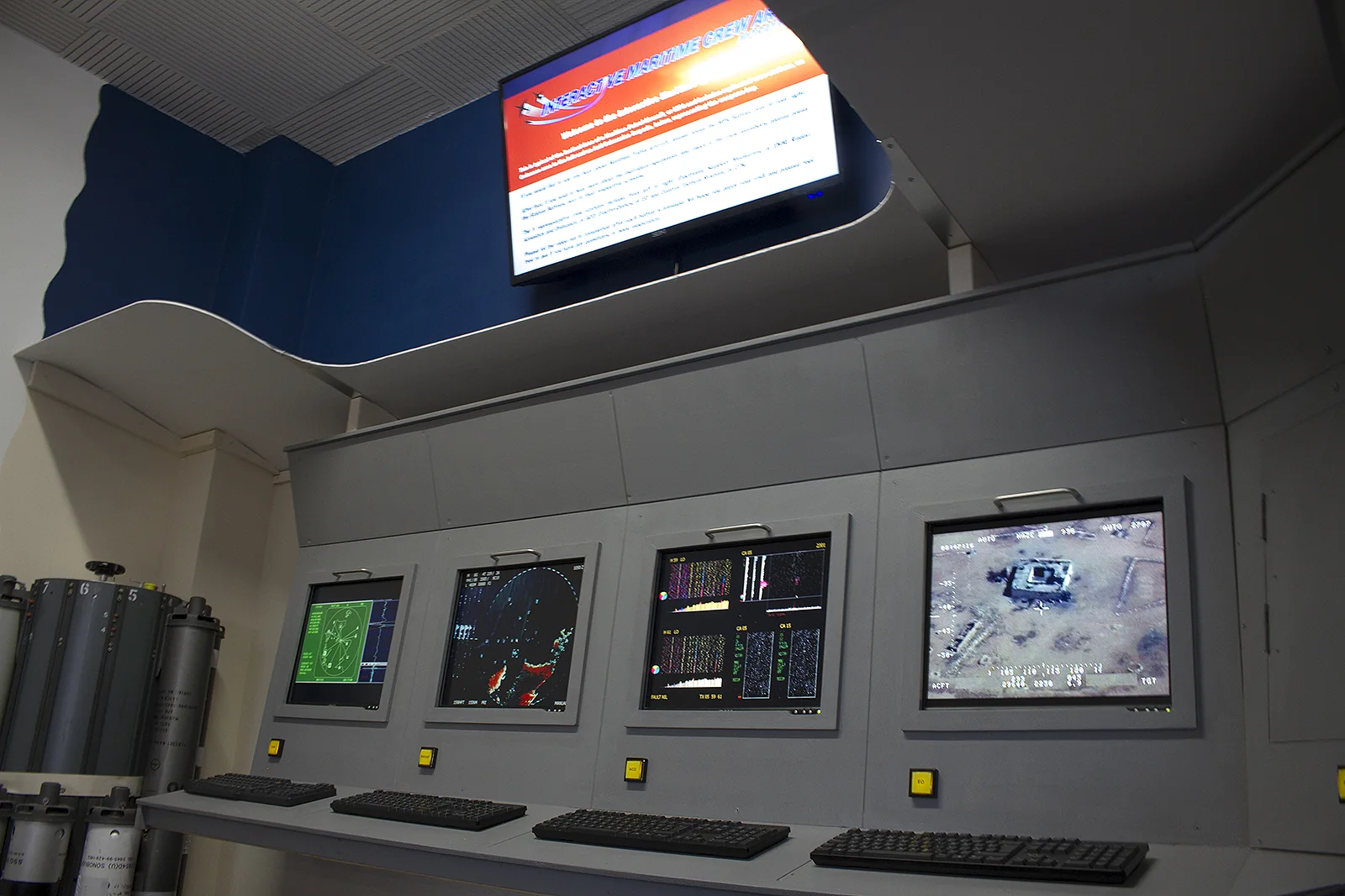 Completed Interactive Maritime Crew Area installation at Morayvia